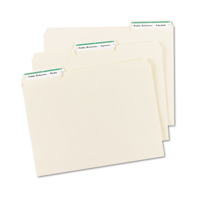 Avery® Permanent TrueBlock File Folder Labels with Sure Feed Technology