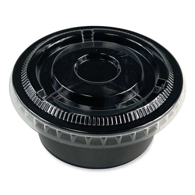 Souffle/Portion Cups, 3.25 oz, Polypropylene, Black, 2,500/Carton Souffle/Portion Cups, 3.25 oz, Polypropylene, Black, 2,500/Carton