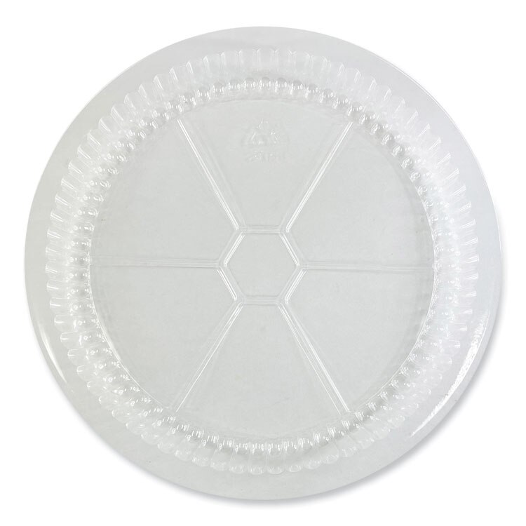 IDL Packaging 9" Round Dome Lid For Aluminum Foil Pan  Pack Of 50 Clear Plastic Lid For 9 Aluminum Container Disposable Aluminum Pans Cover For Takeout Serving Freezing