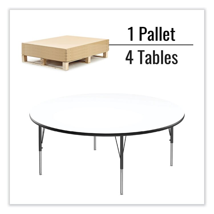 Correll® Markerboard Activity Tables, Round, 60