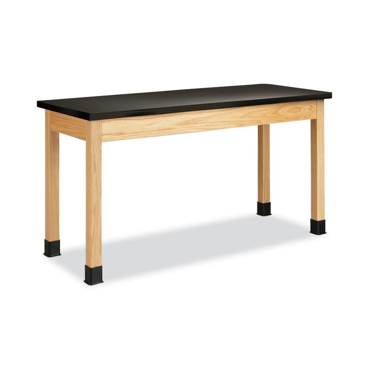 Diversified Woodcrafts Classroom Science Table, 60w x 24d x 30h, Black ...