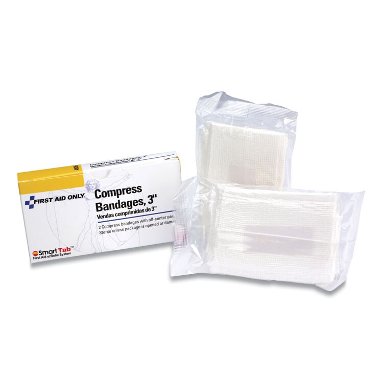 Compress Bandages, 3 x 2, 2/Box Compress Bandages, 3 x 2, 2/Box