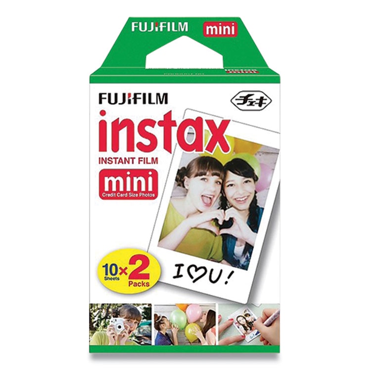 Fujifilm Instax Mini Film, 800 ASA, Color, 20 Sheets at OSI