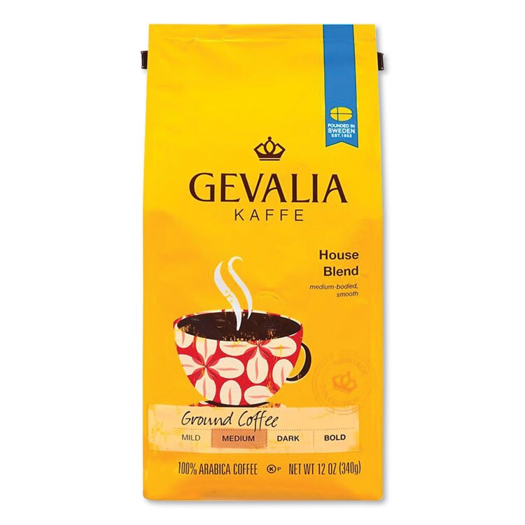 Gevalia® Coffee, House Blend, Ground, 12 oz Bag at OSI