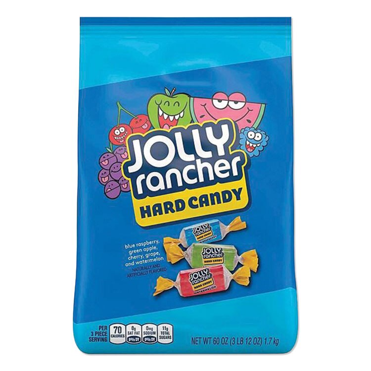 Jolly Rancher® Original Hard Candy, Assorted, Individually Wrapped, 60