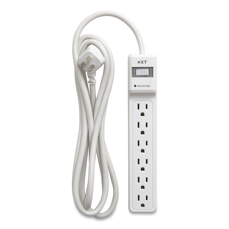 NXT Technologies™ Surge Protector, 6 AC Outlets, 8 ft Cord, 900 J ...