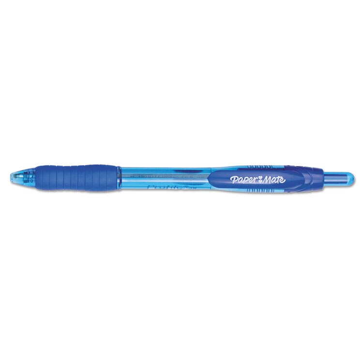 Paper Mate® Profile Retractable Ballpoint Pen, Bold 1.4mm, Blue Ink ...