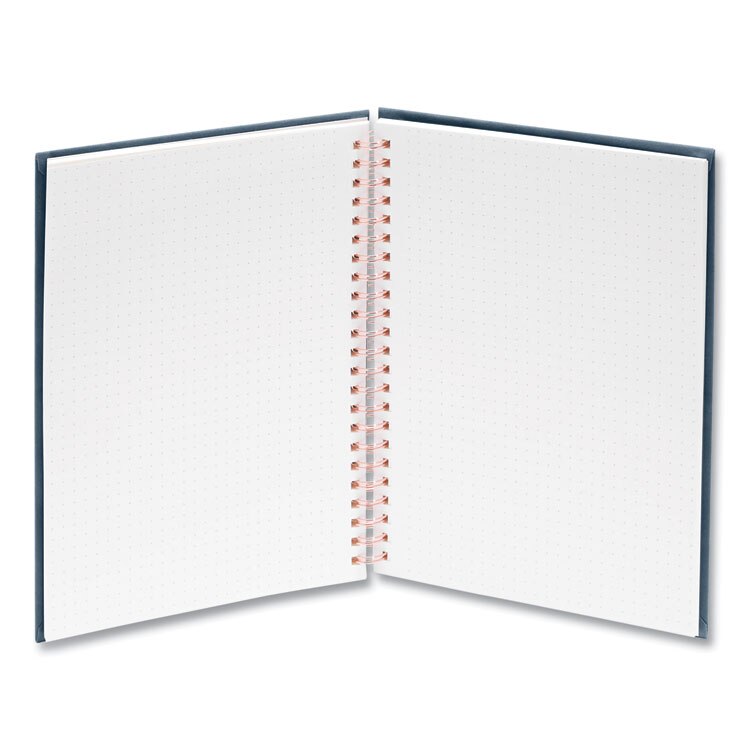 Poppin Work Happy Velvet Wirebound Professional Notebook, Quadrille