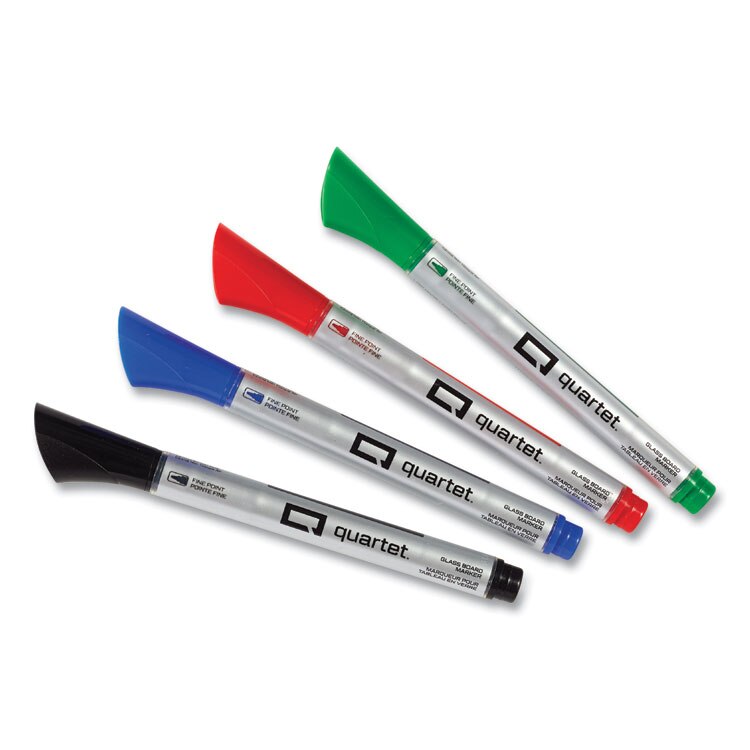 Quartet® Premium Glass Board Dry Erase Marker, Fine Bullet Tip