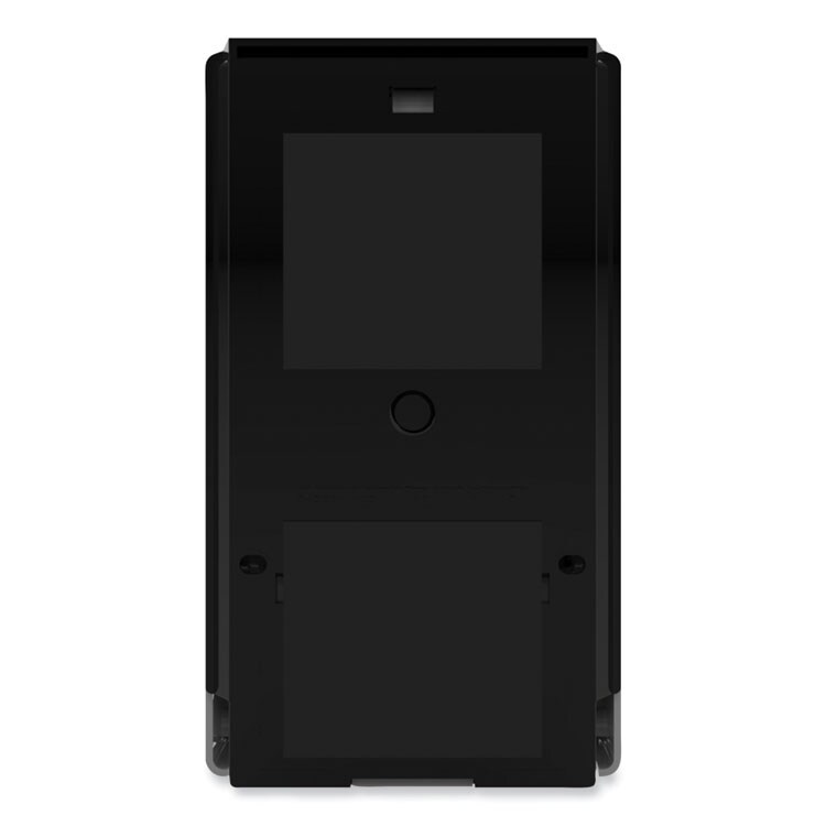 Transparent Manual Dispenser, 1 L, 4.92 x 4.5 x 9.25, Black/Chrome, 15/Carton