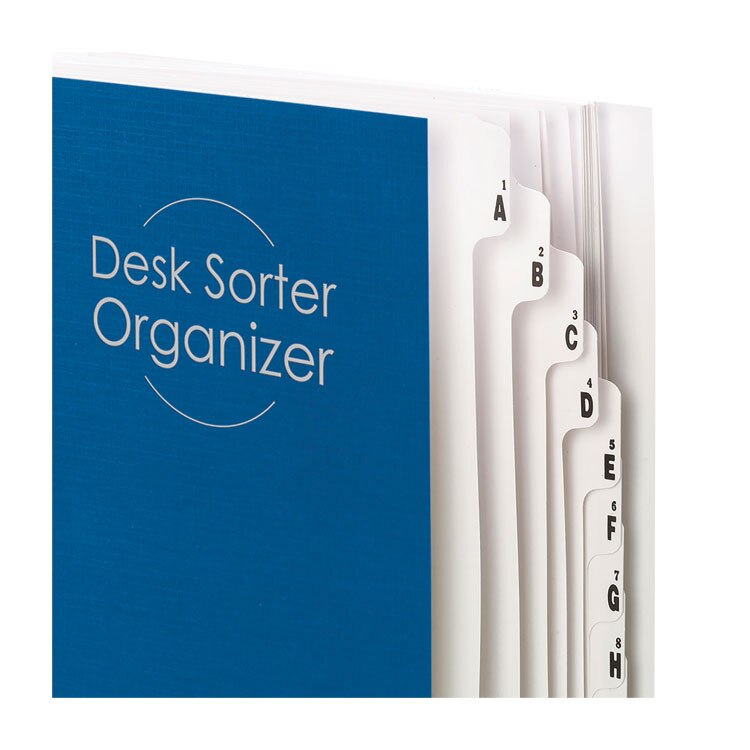 C-Line Heavy Duty Document Sorter - 31 Dividers With Multiple Index Systems, Blue
