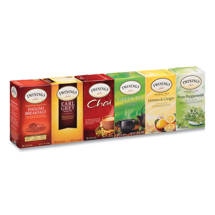 TWININGS® Tea Bags, Assorted, 25/Box at OSI